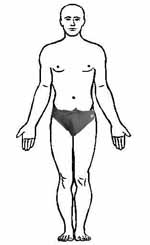 figure wearing Speedo